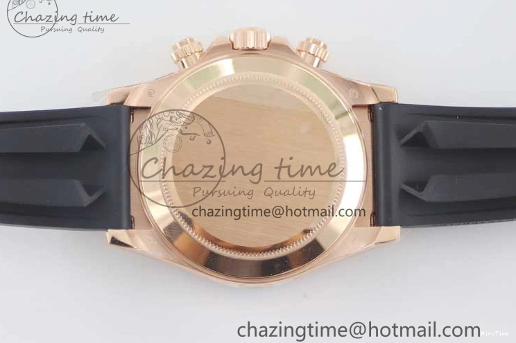 MiroTime 0209 WrinkleFree Daytona 116515 RG TWF 1:1 Best Edition 904L Steel RG Black Dial on Oysterflex Strap A 2417